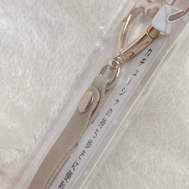 カチューシャ ホルダー ストラップ ハート カラビナ フェイクレザー ベージュ N2m < 女性ファッション カチューシャ ホルダー ストラップ ハート カラビナ フェイクレザー ベージュ N2m < 女性ファッションの