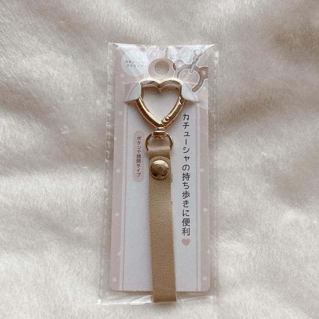 カチューシャ ホルダー ストラップ ハート カラビナ フェイクレザー ベージュ N2m < 女性ファッション カチューシャ ホルダー ストラップ ハート カラビナ フェイクレザー ベージュ N2m < 女性ファッションの