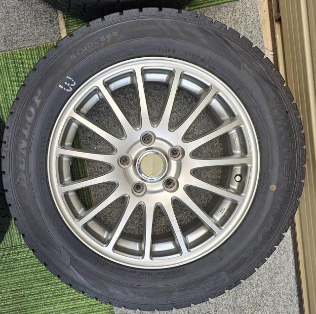 BS製 エコフォルムアルミ16インチ 5H114.3 6.5J+54スタッドレス4本セット 205/60R16 ヴォクシー ノア < 自動車/バイク BS製 エコフォルムアルミ16インチ 5H114.3 6.5J+54スタッドレス4本セット 205/60R16 ヴォクシー ノア < 自動車/バイク