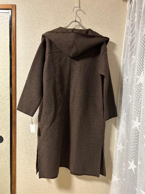 新品タグ付きDOUX ARCHIVES★ウール30%フード付きロングコート < ブランド  新品タグ付きDOUX ARCHIVES★ウール30%フード付きロングコート < ブランドの