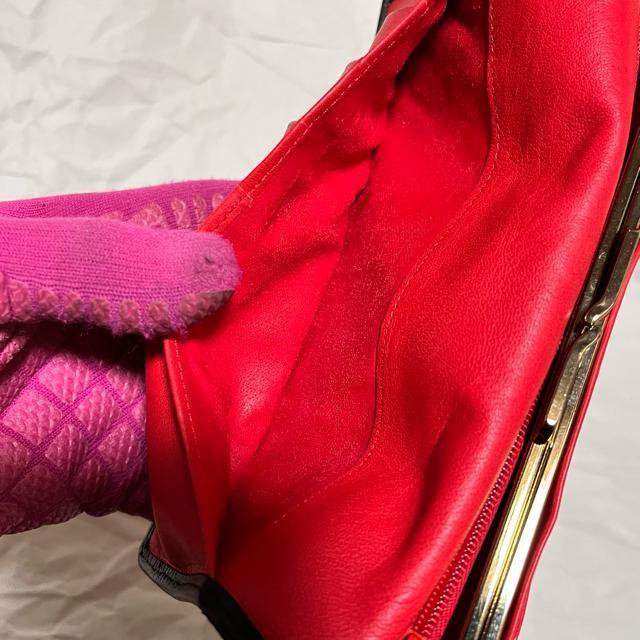 【長期保管未使用品】【emi】【味岡】 天然皮革 / がま口 長財布 < 女性ファッション 【長期保管未使用品】【emi】【味岡】 天然皮革 / がま口 長財布 < 女性ファッションの