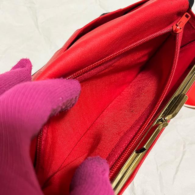 【長期保管未使用品】【emi】【味岡】 天然皮革 / がま口 長財布 < 女性ファッション 【長期保管未使用品】【emi】【味岡】 天然皮革 / がま口 長財布 < 女性ファッションの