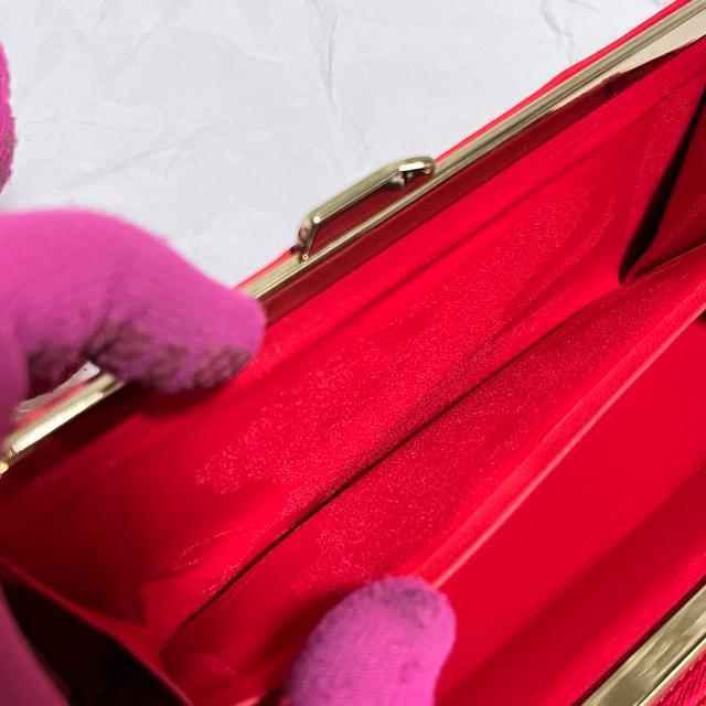 【長期保管未使用品】【emi】【味岡】 天然皮革 / がま口 長財布 < 女性ファッション 【長期保管未使用品】【emi】【味岡】 天然皮革 / がま口 長財布 < 女性ファッションの