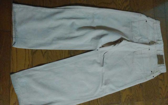 DOMINGO JEANS ベージュ デニム Mサイズ < 女性ファッション DOMINGO JEANS ベージュ デニム Mサイズ < 女性ファッションの