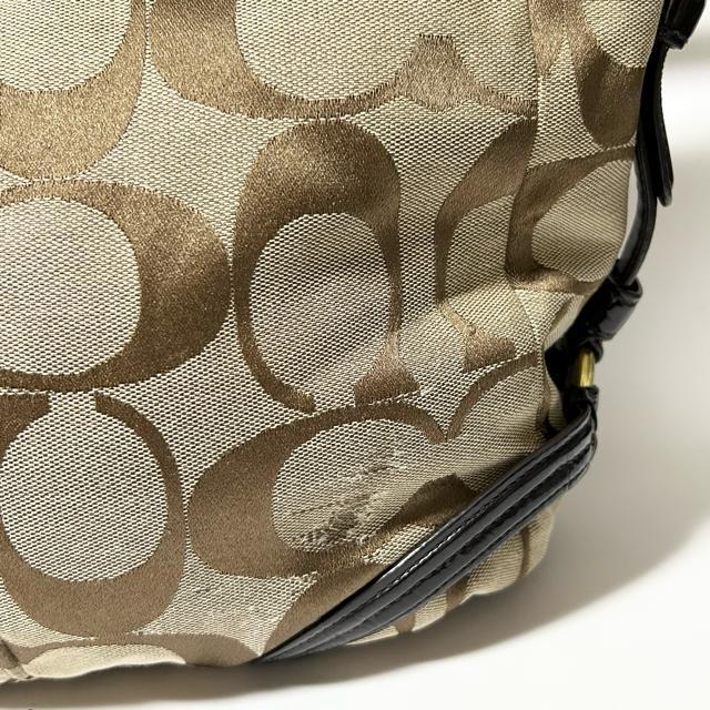 COACH �R�[�` �n���h�o�b�O �V�O�l�`���[ 18903 �u���E���n �L�����o�X ���U�[ ���f�B�[�X �� �u�����h�� 