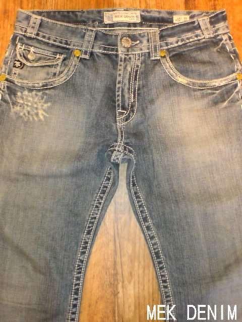 □MEK DENIM/メックデニム ヴィンテージ加工 デニムパンツ/W32☆新品 < 男性ファッション  □MEK DENIM/メックデニム ヴィンテージ加工 デニムパンツ/W32☆新品 < 男性ファッションの