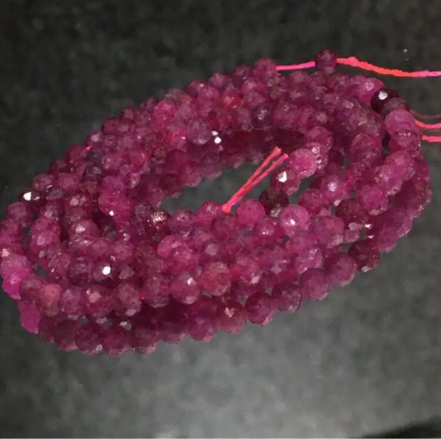 《連材》天然石非加熱ルビー 天然未処理 インド産 < ペット/手芸/園芸  《連材》天然石非加熱ルビー 天然未処理 インド産 < ペット/手芸/園芸の