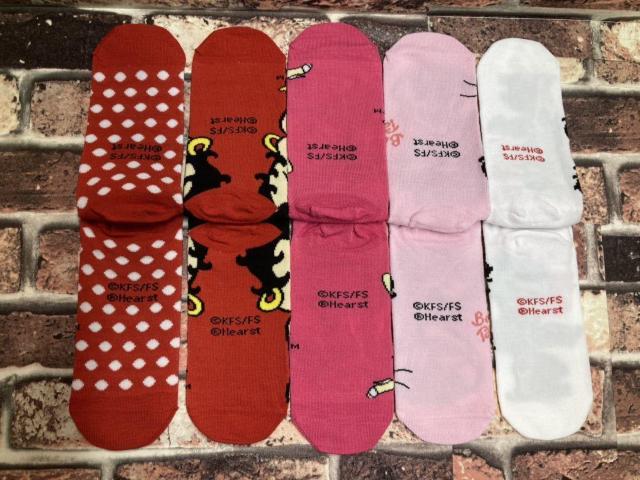 送料無料!『画像から3足組』かわいい!【ベティブープ】綿混スニーカーソックス < 女性ファッション  送料無料!『画像から3足組』かわいい!【ベティブープ】綿混スニーカーソックス < 女性ファッションの