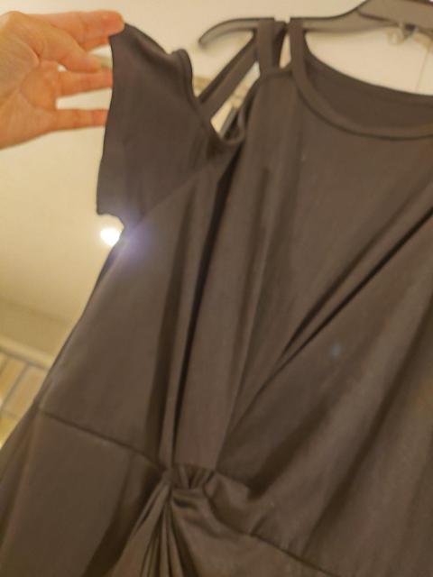 SHEIN 黒ロングワンピース 肩出し Lサイズ < 女性ファッション  SHEIN 黒ロングワンピース 肩出し Lサイズ < 女性ファッションの