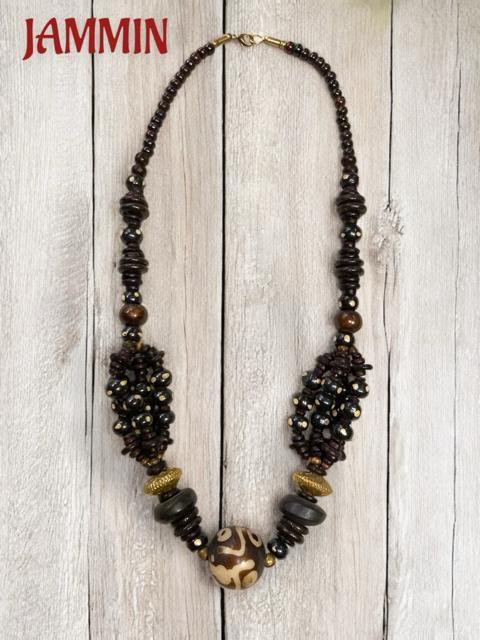 ボーンビーズネックレス アジアン アフリカン 男女兼用 ヒッピー サイケ エスニック < 女性アクセサリー/時計 ボーンビーズネックレス アジアン アフリカン 男女兼用 ヒッピー サイケ エスニック < 女性アクセサリー/時計の