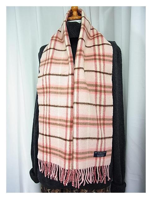 500円スタ★正規品良品 BURBERRY LONDON バーバリー ロンドン カシミア100% マフラー < ブランド  500円スタ★正規品良品 BURBERRY LONDON バーバリー ロンドン カシミア100% マフラー < ブランドの