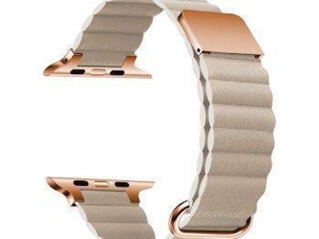 Apple Watch マグネット式 PUレザー バンド ベージュ < 男性アクセサリー/時計 Apple Watch マグネット式 PUレザー バンド ベージュ < 男性アクセサリー/時計の