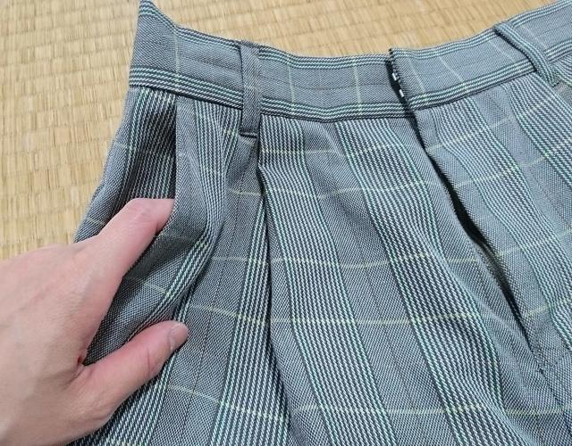 ルノンキュール■サイズF(フリー)■グレンチェック■テーパードパンツ■ < ブランド  ルノンキュール■サイズF(フリー)■グレンチェック■テーパードパンツ■ < ブランドの