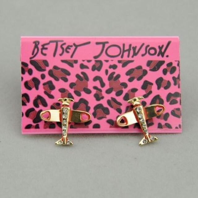 新品 ゴスロリ姫系ハート飛行機ピアスBETSEY JOHNSON < 女性アクセサリー/時計 新品 ゴスロリ姫系ハート飛行機ピアスBETSEY JOHNSON < 女性アクセサリー/時計の