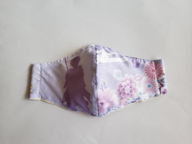 F55 【レア柄】【期間限定】★ 立体マスク 鬼滅の刃 善逸柄(*^^*)リメイク  < 女性ファッション  F55 【レア柄】【期間限定】★ 立体マスク 鬼滅の刃 善逸柄(*^^*)リメイク   < 女性ファッションの