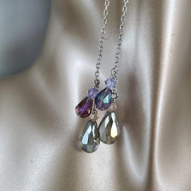 ハンドメイド★マスクにも耳にも使える2wayキラキラロングピアス < 女性ファッション  ハンドメイド★マスクにも耳にも使える2wayキラキラロングピアス < 女性ファッションの