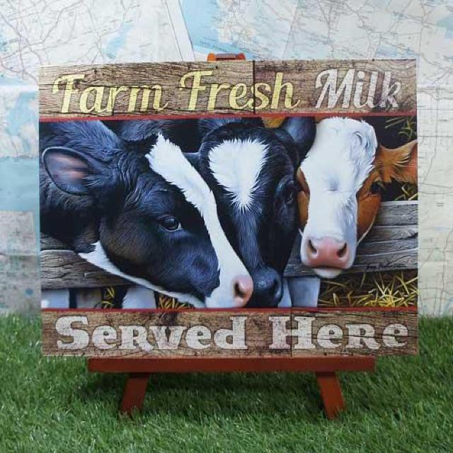 ViyuLŔzCow^EV@Farm Fresh Milk   zr[ 
