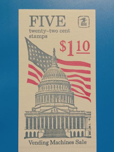 アメリカ切手  1985年 切手帳$1.10星条旗と議事堂 < ホビー  アメリカ切手  1985年 切手帳$1.10星条旗と議事堂  < ホビーの