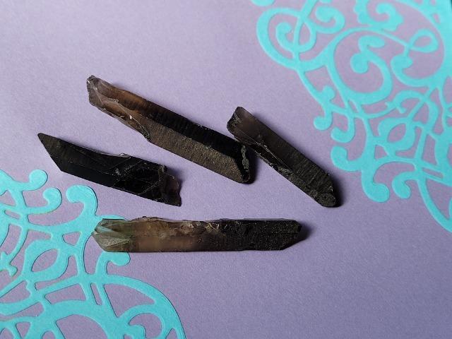 黒水晶4本セット13.3g < インテリア/ライフ  黒水晶4本セット13.3g  < インテリア/ライフの
