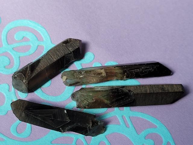 黒水晶4本セット13.3g < インテリア/ライフ  黒水晶4本セット13.3g < インテリア/ライフの