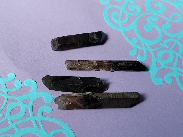 黒水晶4本セット13.3g < インテリア/ライフ  黒水晶4本セット13.3g < インテリア/ライフの