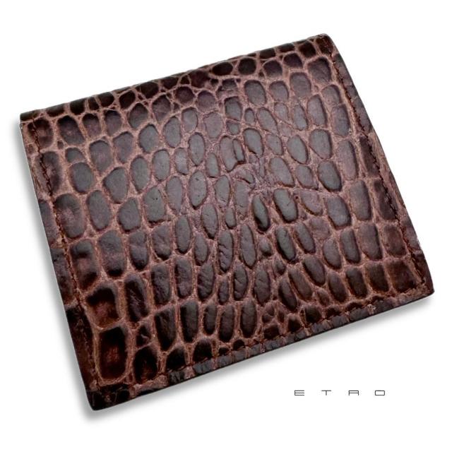 新品エトロETROメンズ コインケース クロコ型押し 茶 < ブランド 新品エトロETROメンズ コインケース クロコ型押し 茶 < ブランドの