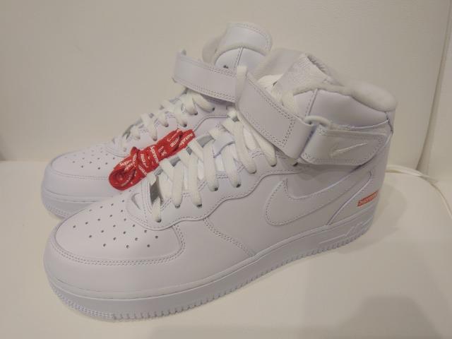 Supreme NIKE Air Force 1 Mid ホワイト 10.5サイズ 28.5cm 新品 シュプリーム ナイキ < ブランド  Supreme NIKE Air Force 1 Mid ホワイト 10.5サイズ 28.5cm 新品 シュプリーム ナイキ  < ブランドの