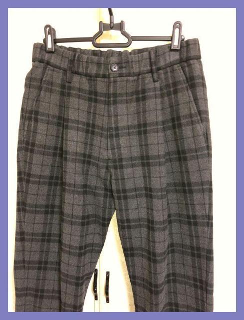 ☆BEAMSビームスハート☆超美品♪極暖起毛チェックイージーテーパードパンツM☆ < ブランド ☆BEAMSビームスハート☆超美品♪極暖起毛チェックイージーテーパードパンツM☆ < ブランドの