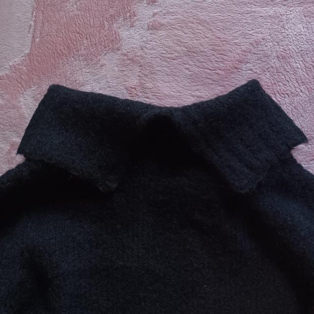 ★黒ブラックお洒落☆毛アルパカ軽量♪体型カバー♪小顔オフタートル♪ふんわり暖か長袖セーターロング丈スリット入り♪ニットワンピース < 女性ファッション ★黒ブラックお洒落☆毛アルパカ軽量♪体型カバー♪小顔オフタートル♪ふんわり暖か長袖セーターロング丈スリット入り♪ニットワンピース < 女性ファッションの