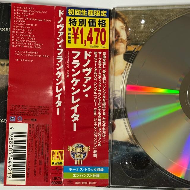 DONAVON FRANKEREITER / hm@EtPC^[  CD/DVD/rfI 