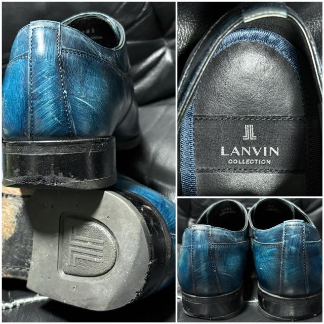 LANVIN ランバン 定価2.5万円程 レザー 革靴 ドレスシューズ 26.5cm カジュアル ビジネス 海外ブランド キレカジ < 男性ファッション LANVIN ランバン 定価2.5万円程 レザー 革靴 ドレスシューズ 26.5cm カジュアル ビジネス 海外ブランド キレカジ < 男性ファッションの