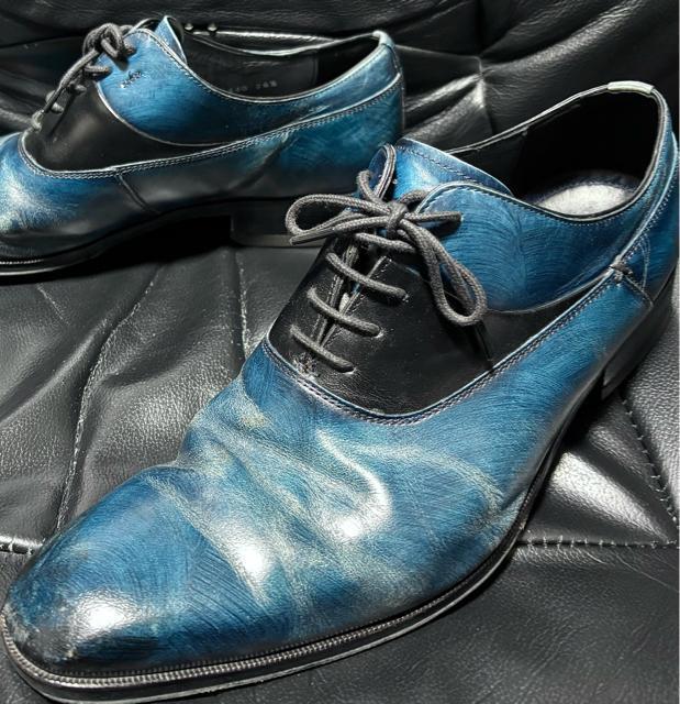 LANVIN ランバン 定価2.5万円程 レザー 革靴 ドレスシューズ 26.5cm カジュアル ビジネス 海外ブランド キレカジ < 男性ファッション LANVIN ランバン 定価2.5万円程 レザー 革靴 ドレスシューズ 26.5cm カジュアル ビジネス 海外ブランド キレカジ < 男性ファッションの