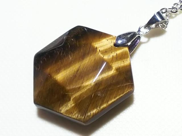 天然石★タイガーアイ 六芒星(ダビデの星) 大 ペンダント < 女性アクセサリー/時計 天然石★タイガーアイ 六芒星(ダビデの星) 大 ペンダント < 女性アクセサリー/時計の