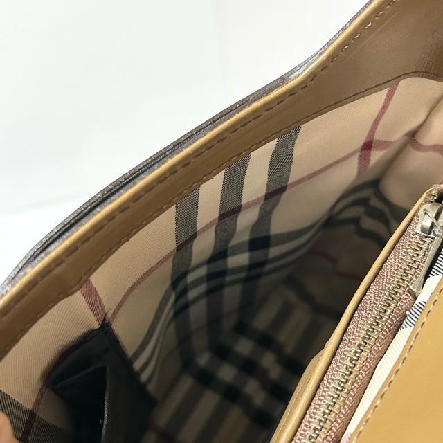 ���i BURBERRY �o�[�o���[ ���U�[ �m���@�`�F�b�N �N���X�{�f�B �V�����_�[�o�b�O ���f�B�[�X �u���E�� �� �u�����h�� 