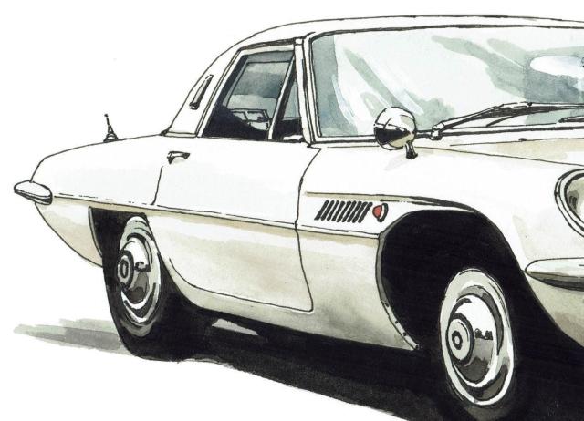 NC-316コスモスポーツ/RX-7限定版画サイン額装作家平右ヱ門 < 自動車/バイク NC-316コスモスポーツ/RX-7限定版画サイン額装作家平右ヱ門 < 自動車/バイク