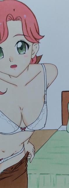 自作イラスト/わんだふるぷりきゅあ/プリキュア/犬飼陽子ママ/着替え/下着 < アニメ/コミック/キャラクター 自作イラスト/わんだふるぷりきゅあ/プリキュア/犬飼陽子ママ/着替え/下着 < アニメ/コミック/キャラクターの