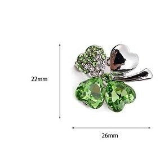 ラインストーン 四葉のクローバー デザインブローチ < 女性アクセサリー/時計 ラインストーン 四葉のクローバー デザインブローチ < 女性アクセサリー/時計の
