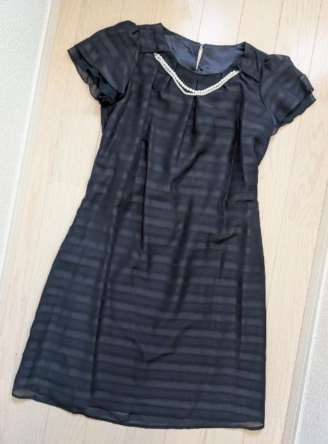 L★13号★ARTICLE★パール飾りつきワンピース★卒業式★結婚式★美品★送料無料 < 女性ファッション L★13号★ARTICLE★パール飾りつきワンピース★卒業式★結婚式★美品★送料無料 < 女性ファッションの