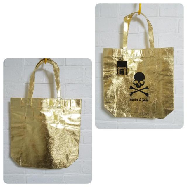 レア★Jupiter&Juno【新品】エコbag3点(ブラック&シルバー&GD < 女性ファッション  レア★Jupiter&Juno【新品】エコbag3点(ブラック&シルバー&GD < 女性ファッションの