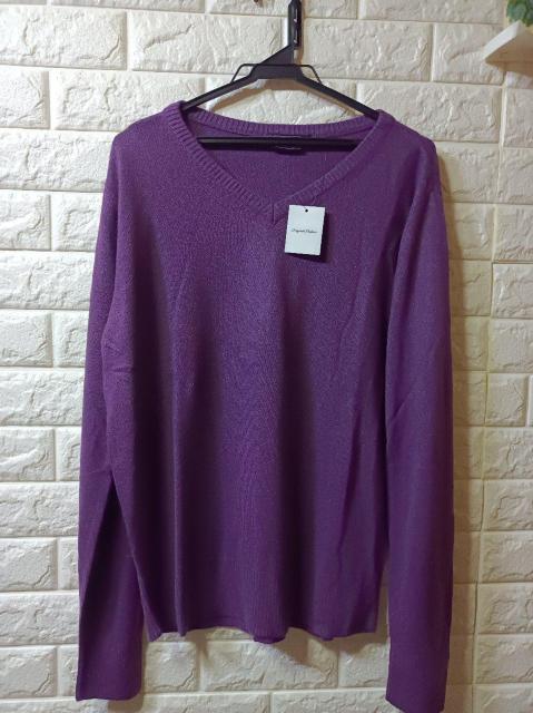 LOTTO★新品★Vネックカシミヤ風シンプルセーター/M < 男性ファッション  LOTTO★新品★Vネックカシミヤ風シンプルセーター/M  < 男性ファッションの