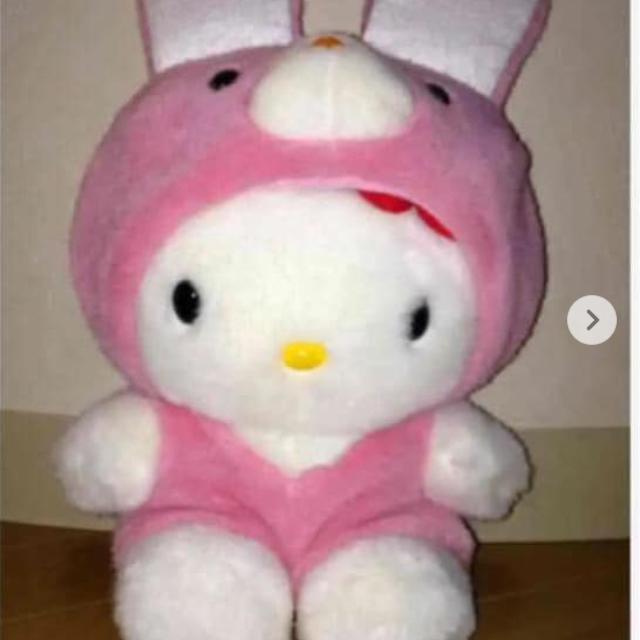 サンリオ  ハローキティ うさぎ着ぐるみキティちゃん ぬいぐるみ < おもちゃ  サンリオ  ハローキティ うさぎ着ぐるみキティちゃん ぬいぐるみ  < おもちゃの