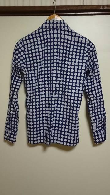 アベイシングエイプ 水玉 長袖シャツ size S < ブランド  アベイシングエイプ 水玉 長袖シャツ size S < ブランドの