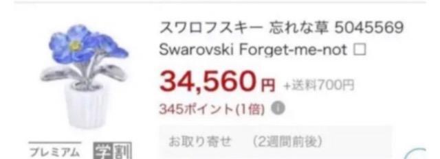 ★特価★新品未使用未開!置物!インテリアスワロフスキーSwarovski 忘れな草 刻印 < インテリア/ライフ  ★特価★新品未使用未開!置物!インテリアスワロフスキーSwarovski 忘れな草 刻印 < インテリア/ライフの