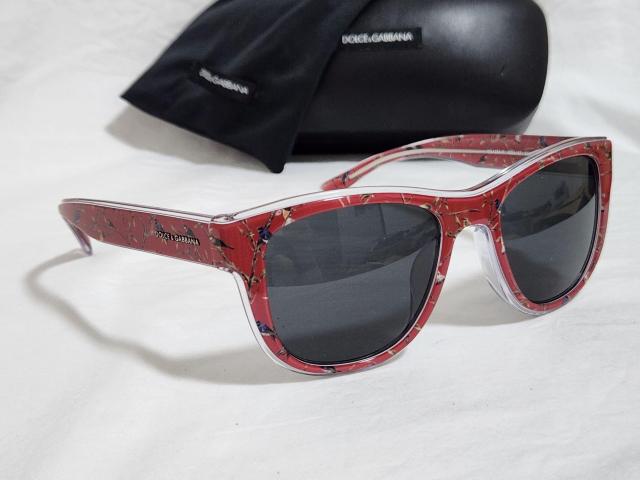 正規レア ルチェ&ガッバーナ D&G ロゴ ウェリントン ネイチャーアート mixカラーバイカラーサングラス 黒 赤 眼鏡 付属有 < ブランド  正規レア ルチェ&ガッバーナ D&G ロゴ ウェリントン ネイチャーアート mixカラーバイカラーサングラス 黒 赤 眼鏡 付属有  < ブランドの