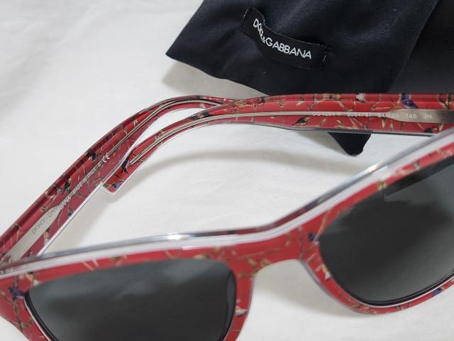 正規レア ルチェ&ガッバーナ D&G ロゴ ウェリントン ネイチャーアート mixカラーバイカラーサングラス 黒 赤 眼鏡 付属有 < ブランド  正規レア ルチェ&ガッバーナ D&G ロゴ ウェリントン ネイチャーアート mixカラーバイカラーサングラス 黒 赤 眼鏡 付属有 < ブランドの