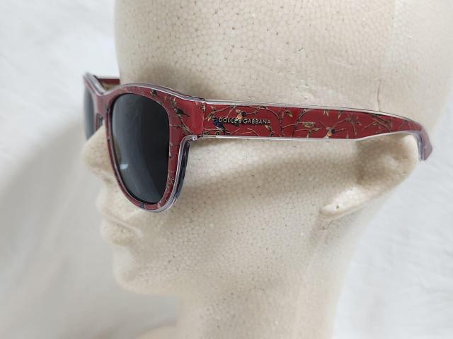 正規レア ルチェ&ガッバーナ D&G ロゴ ウェリントン ネイチャーアート mixカラーバイカラーサングラス 黒 赤 眼鏡 付属有 < ブランド  正規レア ルチェ&ガッバーナ D&G ロゴ ウェリントン ネイチャーアート mixカラーバイカラーサングラス 黒 赤 眼鏡 付属有 < ブランドの