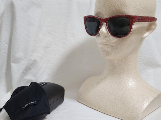 正規レア ルチェ&ガッバーナ D&G ロゴ ウェリントン ネイチャーアート mixカラーバイカラーサングラス 黒 赤 眼鏡 付属有 < ブランド  正規レア ルチェ&ガッバーナ D&G ロゴ ウェリントン ネイチャーアート mixカラーバイカラーサングラス 黒 赤 眼鏡 付属有 < ブランドの