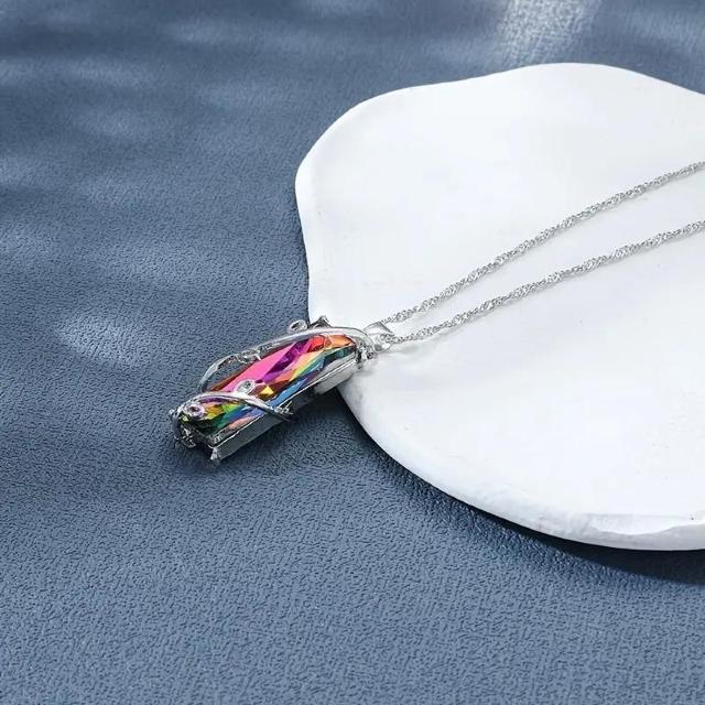 買わなきゃ損590円★カラフルなクリスタルブランチペンダントネックレスファインジュエリーギフト < 女性アクセサリー/時計  買わなきゃ損590円★カラフルなクリスタルブランチペンダントネックレスファインジュエリーギフト < 女性アクセサリー/時計の