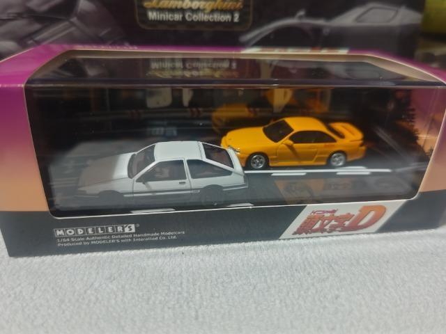 モデラーズ 1/64 頭文字D AE86トレノ 藤原拓海 VS S14 シルビア 中村賢太 < ホビー モデラーズ 1/64 頭文字D AE86トレノ 藤原拓海 VS S14 シルビア 中村賢太 < ホビーの