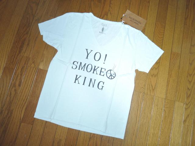 �V�i WACKO MARIA ���R�}���A V�l�b�N T�V���c XL COLOR V-NECK TEE YO SMOKE KING �� �u�����h�� 